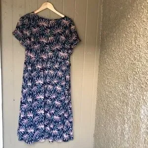 knee length dresses for ladies Women's Organic Cotton Wrap Dress